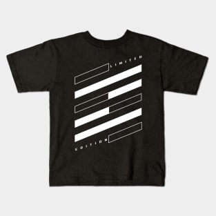 Stripes Limited Edition - BlackWhite Kids T-Shirt